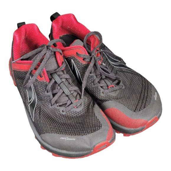 Altra Shoes Altra Timp 5 Mens Trail Running Shoes Blackred Foot